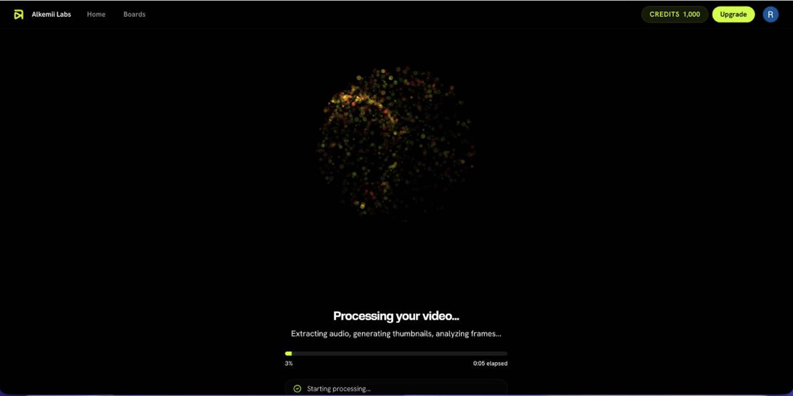 AI analyzes motion, effects, color, and style from the reference clip